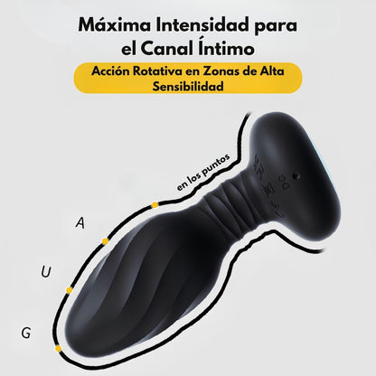 Plug Anal Vibrador con App y Giro