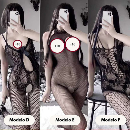 Bodysuit Sensual de Red Expandible - Modelos D, E, F