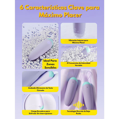 Huevo Vibrador Candy Max con Control Remoto
