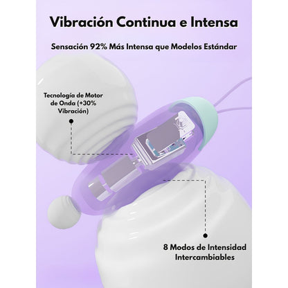 Huevo Vibrador Candy Max con Control Remoto