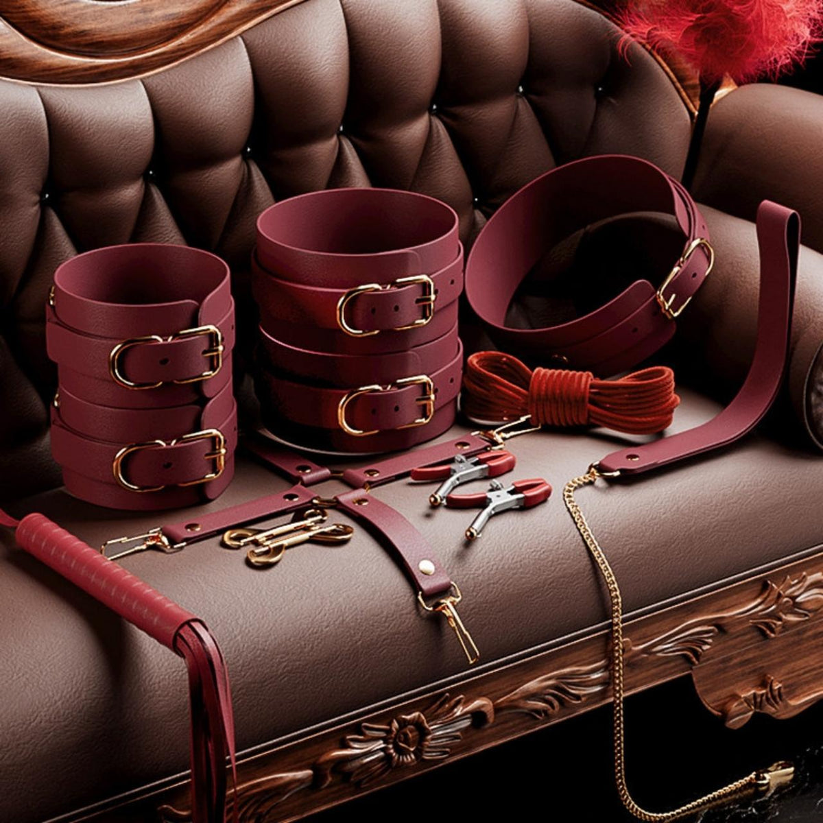 Kit Bondage BDSM Completo (11 Piezas)