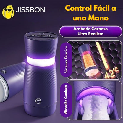 Masturbador con Calefacción y Vibración