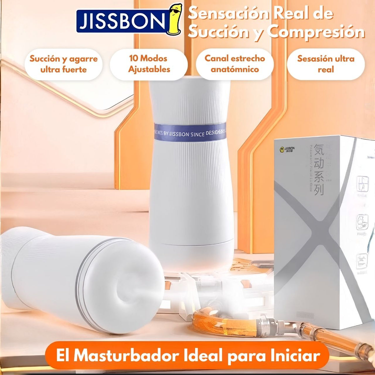 Masturbador Manual Neumático de Succión