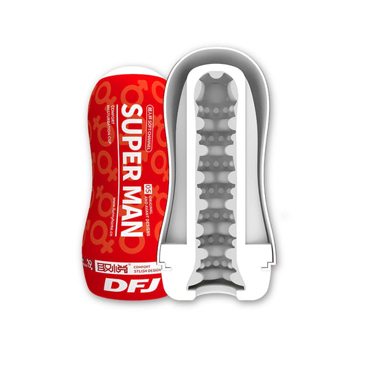 Copa Masturbadora Manual Superman - Rojo