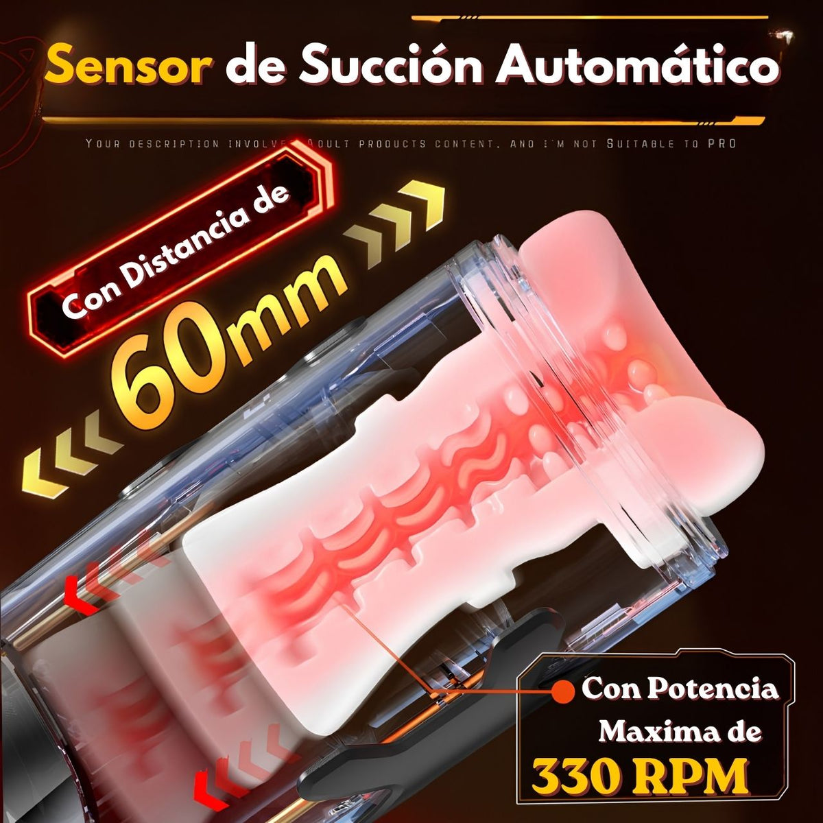 Masturbador Automático Telescópico con App
