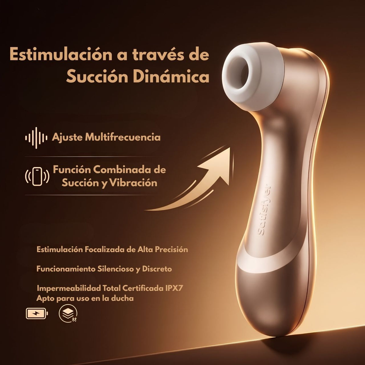 Satisfyer Pro 2+ Succionador y Vibrador